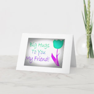 CARTE BFF'S BANTHDAY HUGS / WISHES BEST BANTHDAY JAMAIS