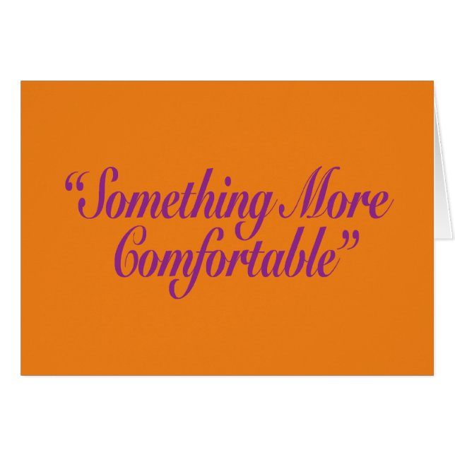 Carte BG orange plus confortable (Devant horizontal)