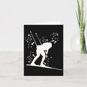 Carte Biathlète Biathlon de ski nordique 28