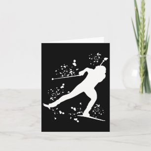 Carte Biathlète Ski Nordique Biathlon 18 
