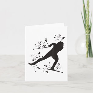 Carte Biathlete Ski nordique Biathlon T-shirt_1.png