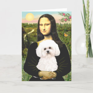 Carte Bichon Frise 2R - Mona Lisa