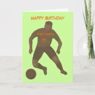 Carte Bick That Ball Birthday Card ajouter l'âge et le n