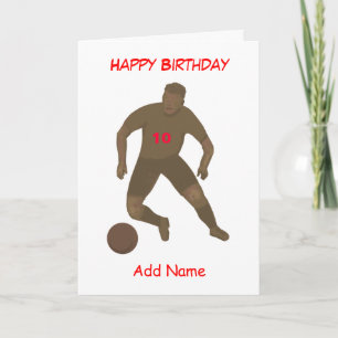 Carte Bick That Ball Birthday Card ajouter l'âge et le n