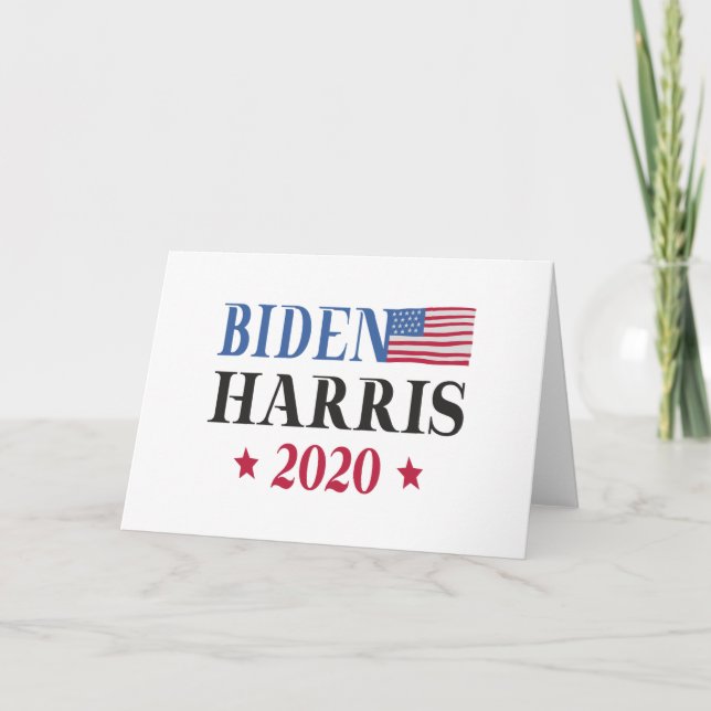 Carte Biden Harris 2020 (Devant)