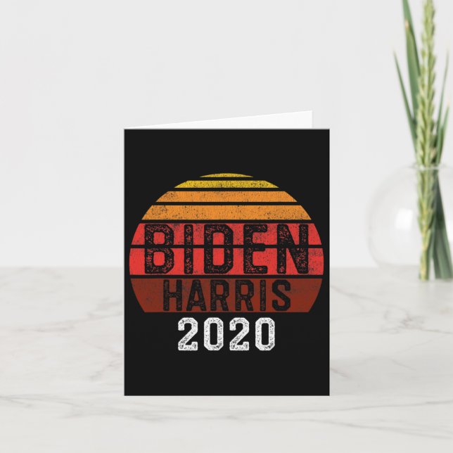 Carte Biden Kamala Harris 2020 Vote Democrat (Devant)