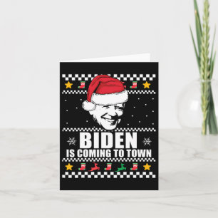 Carte Biden Vient À La Ville Mem Douleur De Noël