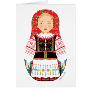 Carte biélorusse de Matryoshka