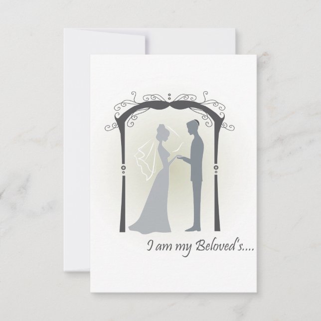 Carte Bien aimé (Devant)