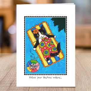 Carte Bien Se Bien Bientôt Cute Chat Souris Plier