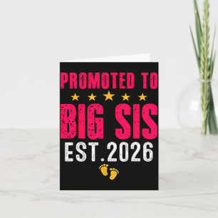 Carte Bientôt Grande Sœur 2026 Drôle Promue Grande Sœur