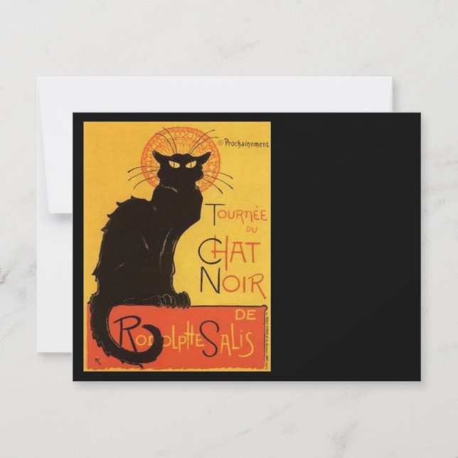 Carte Bientôt, la tournée des chats noirs de Rodolphe Sa (Devant)