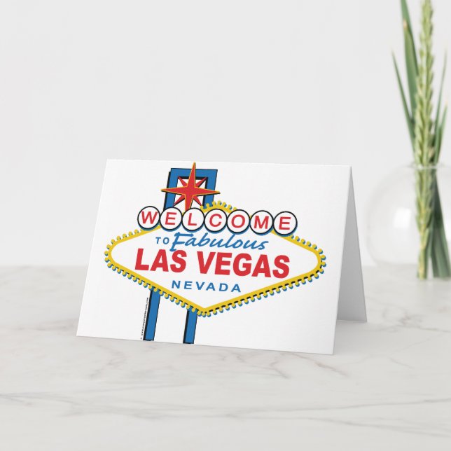 Carte Bienvenue à Las Vegas (Devant)