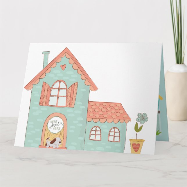 Carte Bienvenue À Notre Nouvelle Maison (Devant)