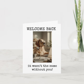Carte Bienvenue à nouveau, Retriever, Amateur de chien d