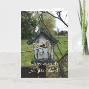 Carte Bienvenue dans la maison Voisinage-Oiseaux
