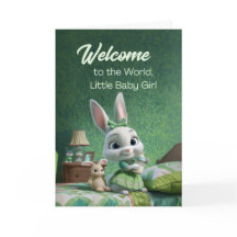 Bienvenue dans le monde, bébé fille, jolie nursery