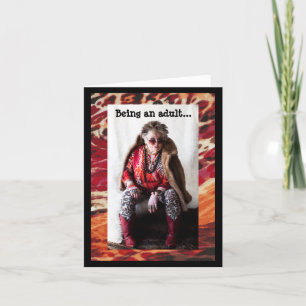 Carte Bienvenue dans mon monde adulte