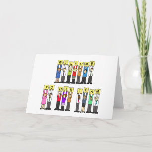 Carte Bienvenue dans notre équipe