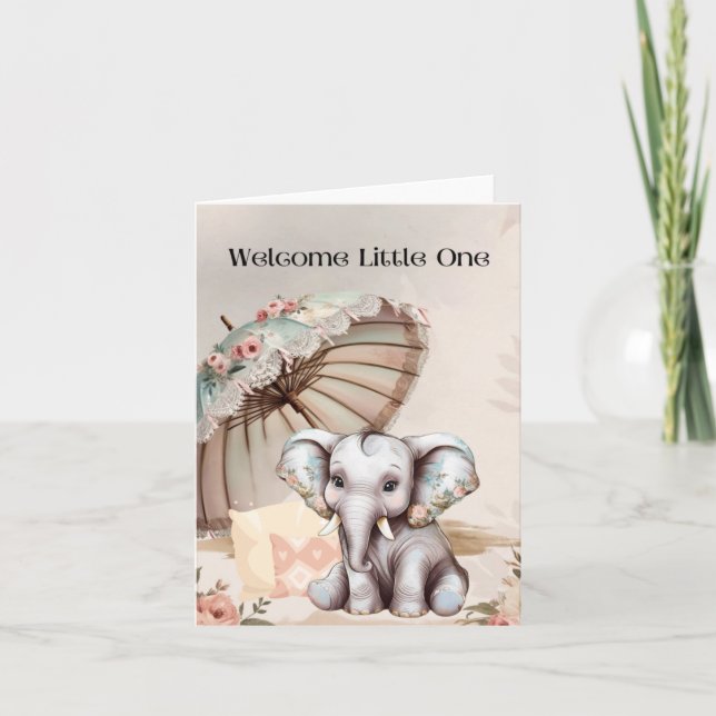 Carte Bienvenue Little One (Devant)