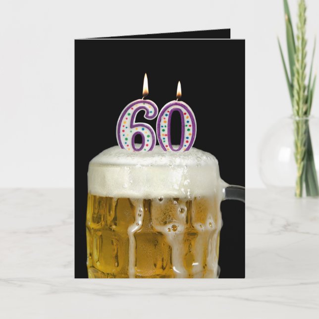 Carte Bière du 60e anniversaire (Devant)