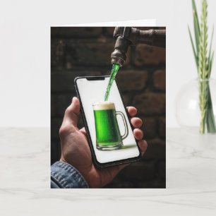 Carte Bière verte de la Saint-Patrick