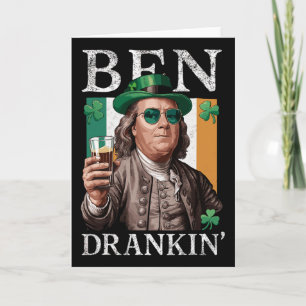 Carte Bières irlandaises Ben Drankin - St Pattys hommes 