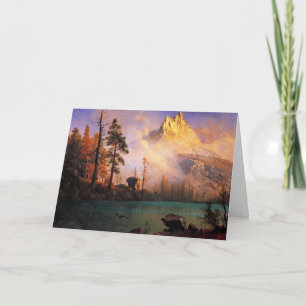 Carte Bierstadt - Lac de la montagne,