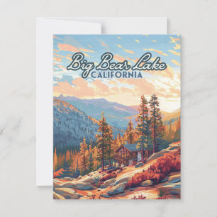 Carte Big Bear Lake California San Bernardino