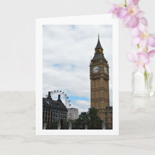 Carte Big Ben & the London Eye, Angleterre