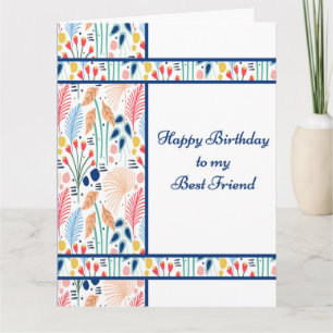Carte Big Birthday Card for your Best Female Friend