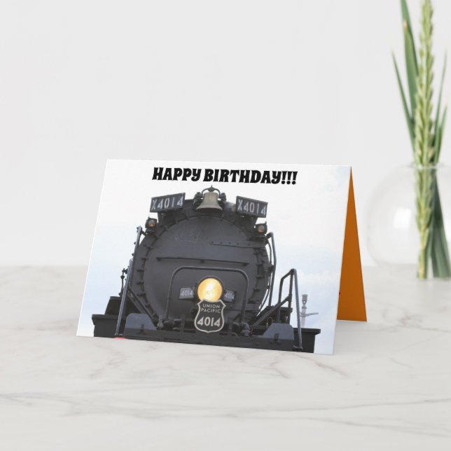 Carte Big Boy 4014 Anniversaire (Devant)