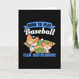 Carte Big Brother Little Brother - Joueurs De Baseball