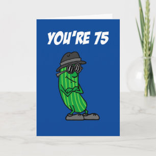 Carte Big Dill 75e Anniversaire Pickle Pun