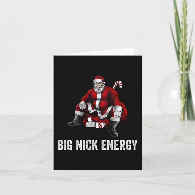 Carte Big Nick Energy Fun Père Noël Noël 3 (Devant)