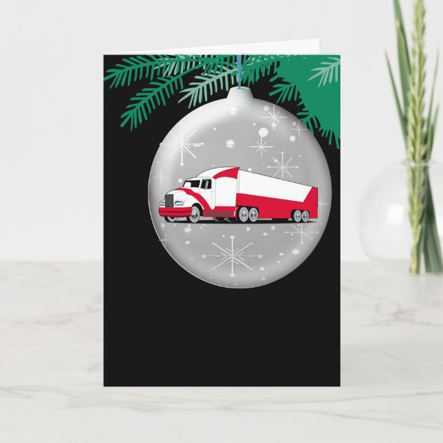 Carte Big Rig de l'ornement de Noël par Gear4gearh (Devant)