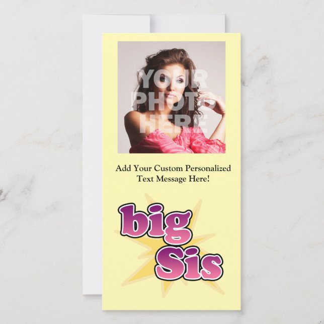 Carte Big Sis (Devant)