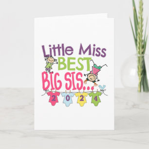 Carte Big Sister 2024 - Little Miss Best Big Sis