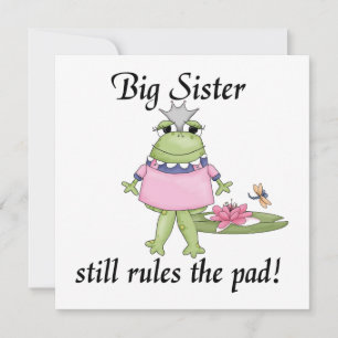Carte Big Sister gouverne les cadeaux de Pad