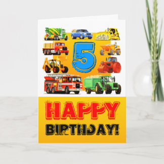 Carte Big Trucks 5e anniversaire