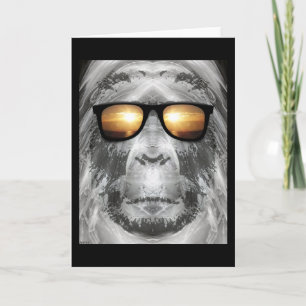 Carte Bigfoot dans les tons