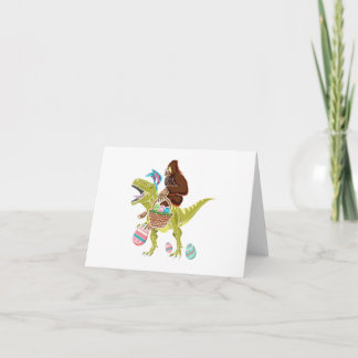 Carte Bigfoot équitation Dinosaure Oeuf de Pâques Bonbon