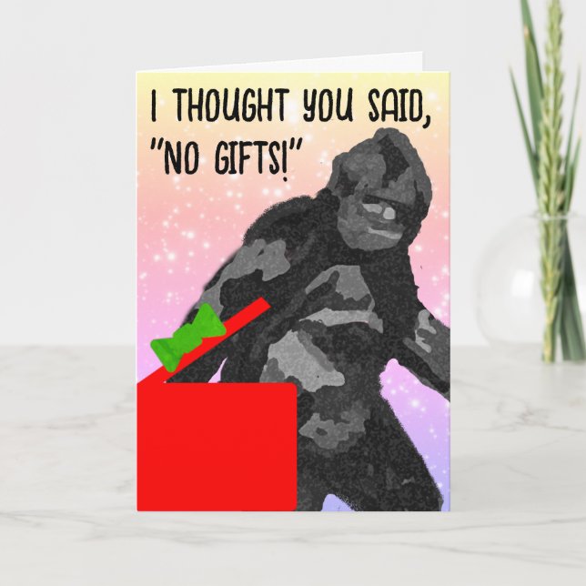 Carte Bigfoot Holiday Card (Devant)