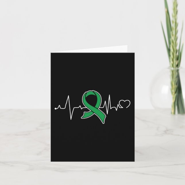 Carte Bile Duct Cancer Awareness Supporter Ruban (Devant)