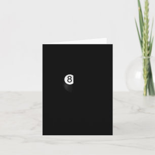 Carte Billard amusant Manche longue pour un billard 8-ll