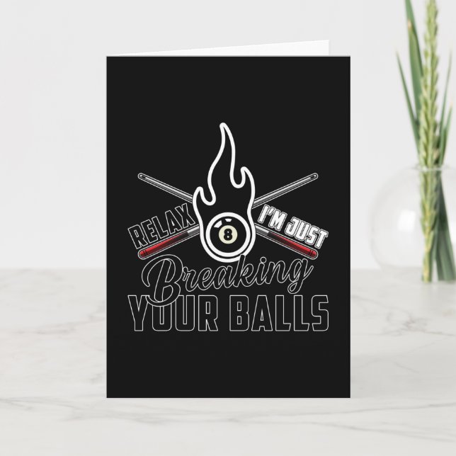 Carte Billard de la piscine Snooker 8 Ball Billiard Funn (Devant)