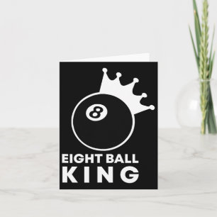 Carte Billard Huit Ball King 8 Ball Pool Joueur Lucky