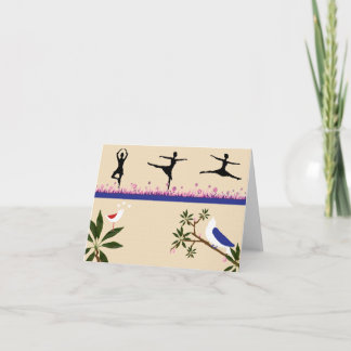Carte Billet Bird & Ballet