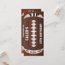 Billet de passe VIP pour fête d'anniversaire de sp