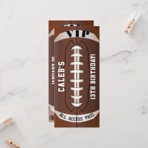 Carte Billet de passe VIP pour fête d'anniversaire de sp
